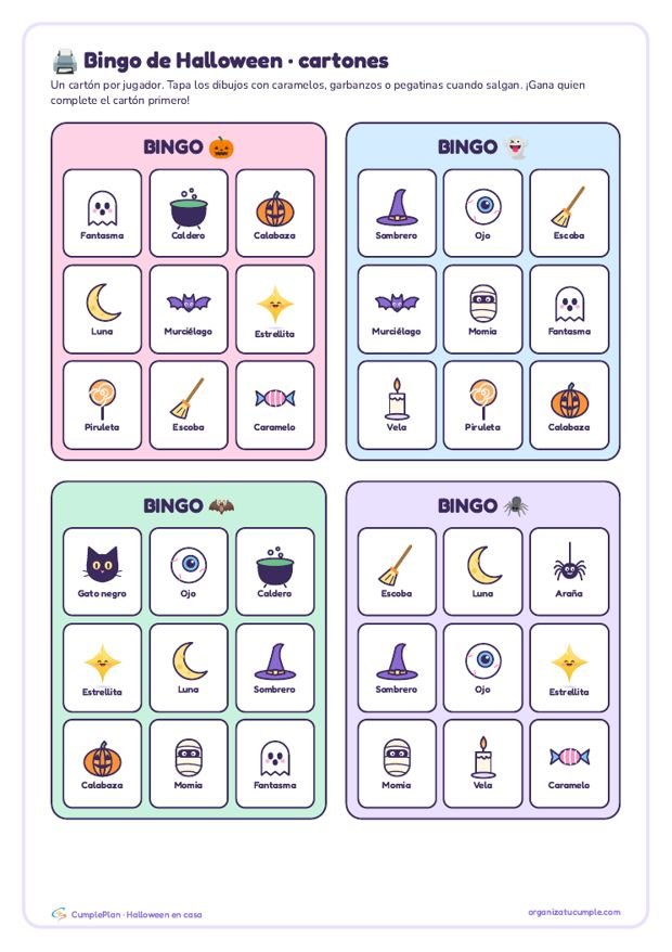 Página del kit: Bingo