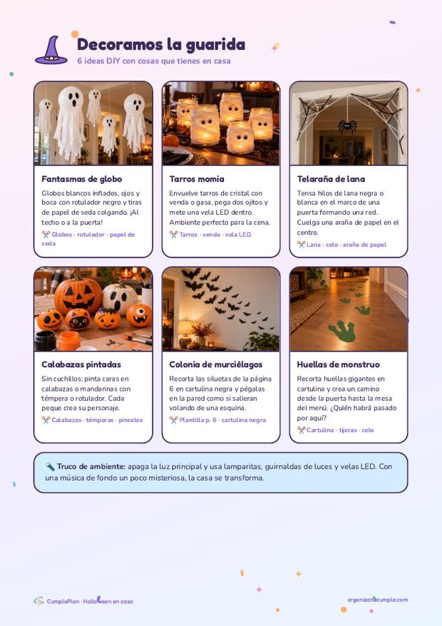 Página del kit: Decoración DIY