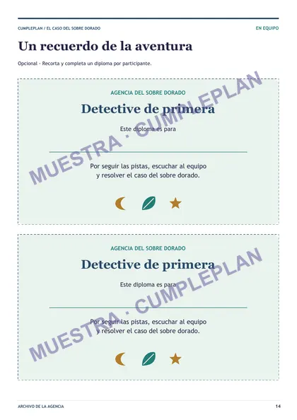 Diplomas · muestra con marca de agua